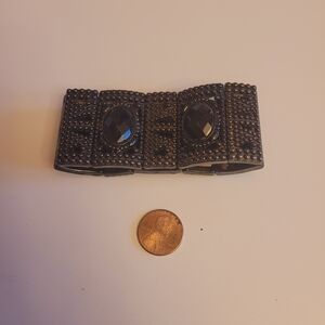 Elegant Black Studded Bracelet